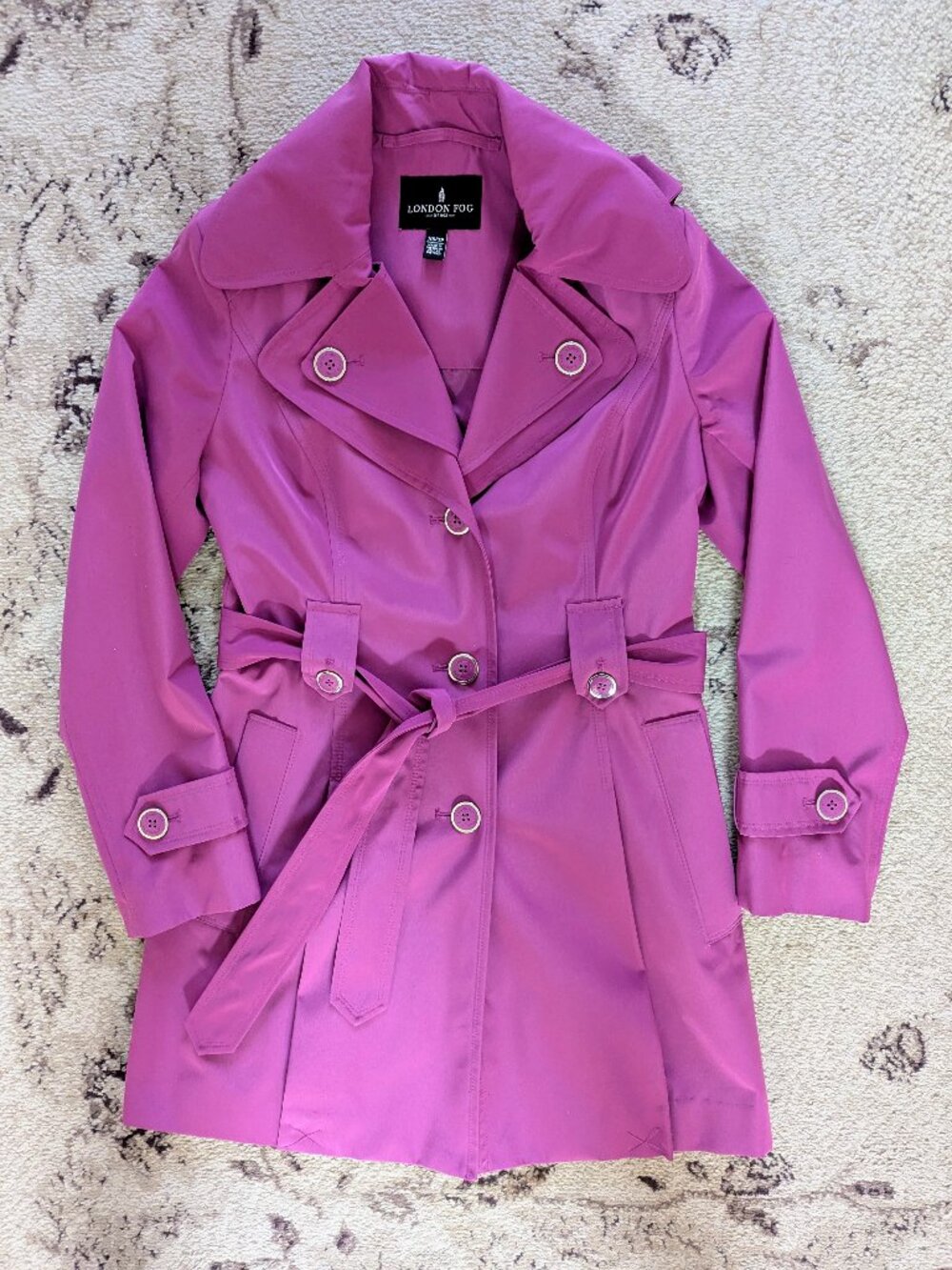 London Fog Women's Hooded Trench Coat